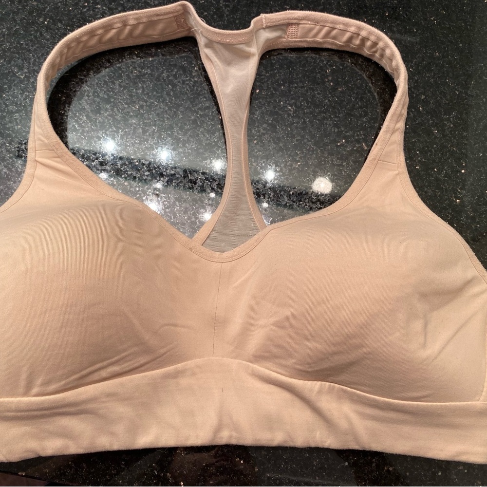 Lululemon Athletica Cream Sports Bra